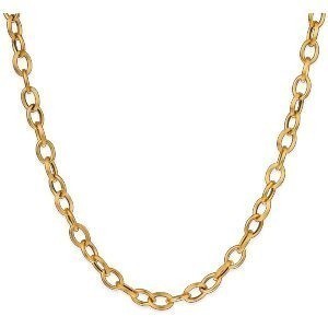 Collier Or 750 Maille Forçat Antillais 5mm 45cm