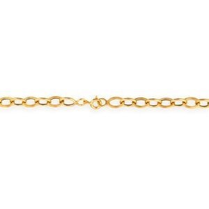 Collier Or 750 Maille Forçat Antillais 5mm 45cm