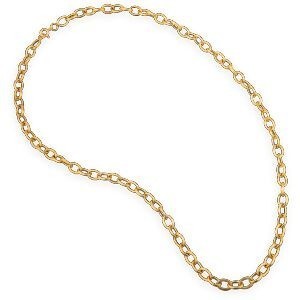 Collier Or 750 Maille Forçat Antillais 5mm 50cm
