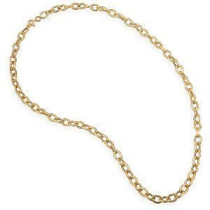 Collier Or 750 Maille Forçat Antillais 5mm 50cm
