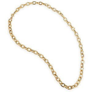 Collier Or 750 Maille Forçat Antillais 6mm 50cm
