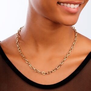 Collier Or 750 Maille Forçat Antillais 6mm 50cm