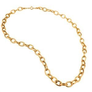 Collier Or 750 Maille Forçat Antillais 8mm 45cm