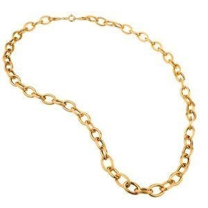 Collier Or 750 Maille Forçat Antillais 8mm 45cm