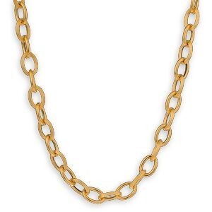 Collier Or 750 Maille Forçat Antillais 8mm 50cm