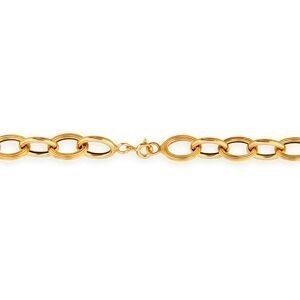 Collier Or 750 Maille Forçat Antillais 8mm 50cm