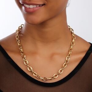 Collier Or 750 Maille Forçat Antillais 10mm 50cm
