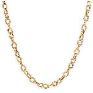 Collier Or 750 Maille Forçat Antillais 6mm 60cm