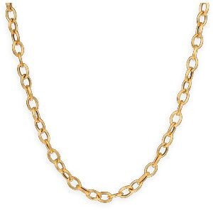 Collier Or 750 Maille Forçat Antillais 6mm 60cm
