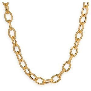 Collier Or 750 Maille Forçat Antillais 8mm 55cm