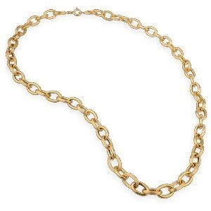 Collier Or 750 Maille Forçat Antillais 8mm 55cm