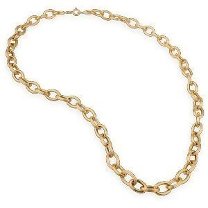 Collier Or 750 Maille Forçat Antillais 8mm 55cm