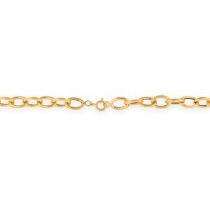Collier Or 750 Maille Forçat Antillais 8mm 55cm