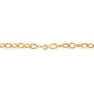 Collier Or 750 Maille Forçat Antillais 8mm 55cm