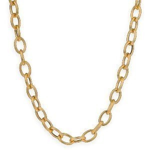 Collier Or 750 Maille Forçat Antillais 8mm 60cm