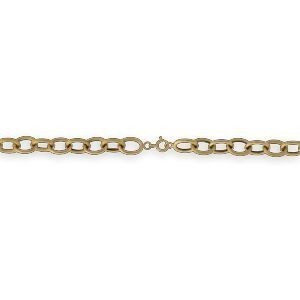 Collier Or 750 Maille Forçat Antillais 10mm 55cm