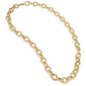 Collier Or 750 Maille Forçat Antillais 10mm 60cm