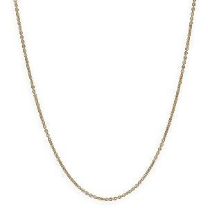 Collier Chaîne Or 750 Maille Forçat Miroir Creux 2mm 60cm