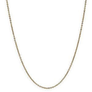 Collier Chaîne Or 750 Maille Forçat Miroir Creux 2mm 60cm