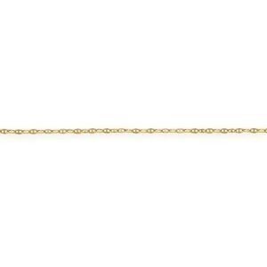 Collier Chaîne Or 750 Maille Marine Diamanté Creux 2.2mm 45cm