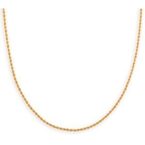 Collier Chaîne Or 750 Maille Corde Creux 1.6mm 50cm