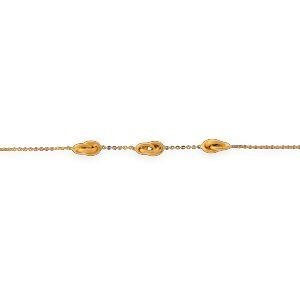 Collier Or 750 Nœuds Forçat Antillais 4mm 45cm