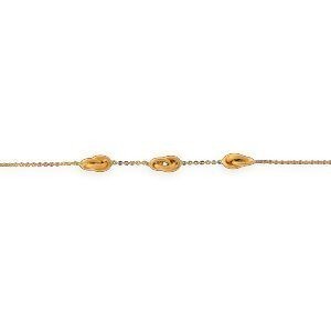Collier Or 750 Nœuds Forçat Antillais 4mm 45cm
