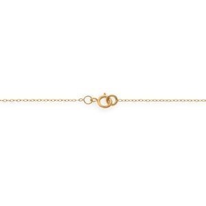 Collier Chaîne Or 375 Maille Forçat Miroir 0.9mm 40cm