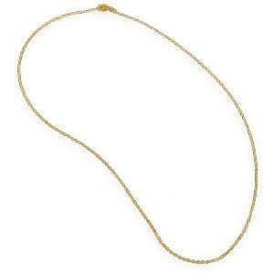 Collier Chaîne Or 375 Maille Forçat Miroir 1.2mm 45cm