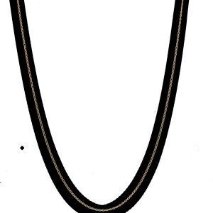 Collier Chaîne Or 375 Maille Cheval 0.8mm 45cm
