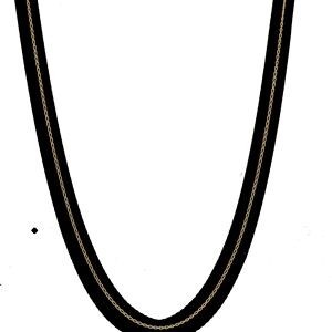 Collier Chaîne Or 375 Maille Cheval 0.8mm 45cm