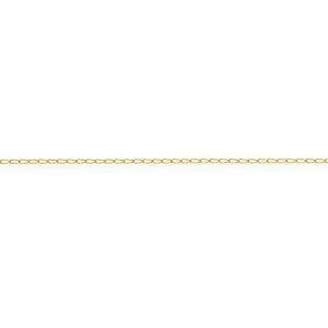 Collier Chaîne Or 375 Maille Cheval 0.8mm 45cm