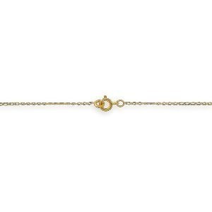 Collier Chaîne Or 375 Maille Cheval 0.8mm 45cm