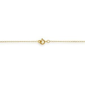 Collier Chaîne Or 375 Maille Cheval 0.8mm 45cm