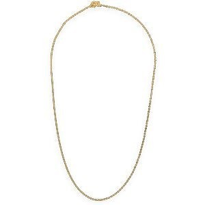 Collier Chaîne Or 375 Maille Forçat Miroir 1.2mm 45cm