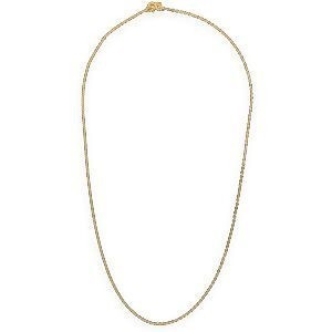 Collier Chaîne Or 375 Maille Forçat Miroir 1.2mm 45cm