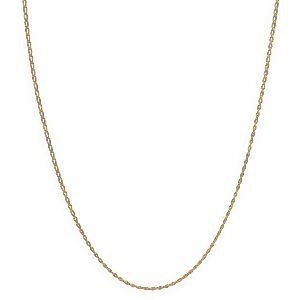 Collier Chaîne Or 375 Maille Cheval 1mm 45cm
