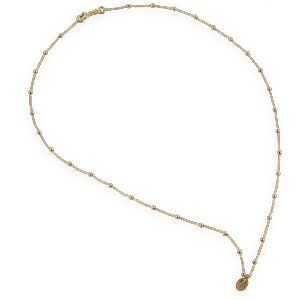 Collier Chapelet Or 750 1mm Boules 2mm Miraculeuse 4.5*7.5mm 42cm