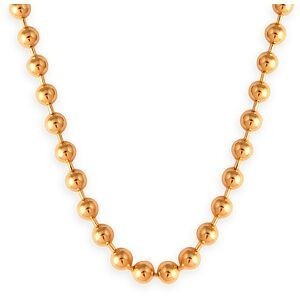Collier Plaqué Or Boules 4mm 50cm