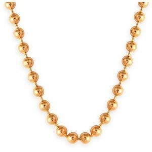 Collier Plaqué Or Boules 4mm 50cm