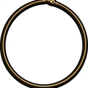 Collier Plaqué Or Maille Omega 1.6mm 40cm