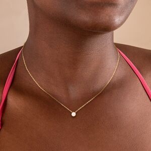 Collier Plaqué Or 1.2mm Zirconium 4mm Serti Clos 38  à 42cm
