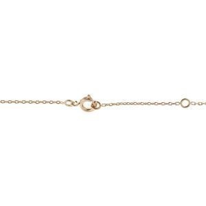 Collier Plaqué Or Zirconium 4mm 4 Griffes 38  à 42cm