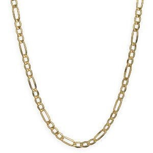 Collier Or 375 Maille Cheval Alterné 4.5mm 60cm