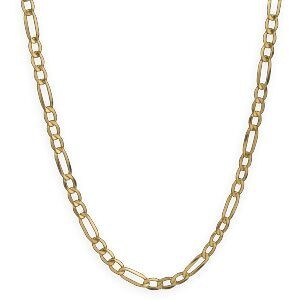 Collier Or 375 Maille Cheval Alterné 4.5mm 60cm