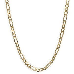 Collier Or 375 Maille Cheval Alterné 4.5mm 60cm