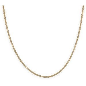 Collier Chaîne Plaqué Or Maille Gourmette 1.6mm 40cm