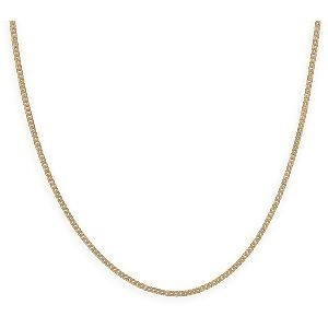 Collier Chaîne Plaqué Or Maille Gourmette 1.6mm 40cm