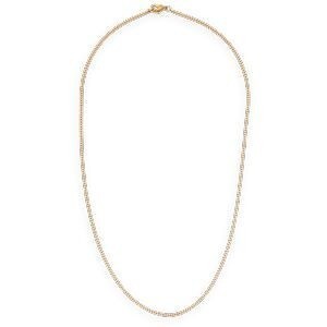 Collier Chaîne Plaqué Or Maille Gourmette 1.6mm 40cm