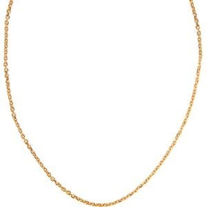 Collier Chaîne Plaqué Or Maille Forçat 1.6mm 40cm